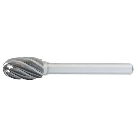 Carbide Bur,12mm Cut Dia.,RH Cut
