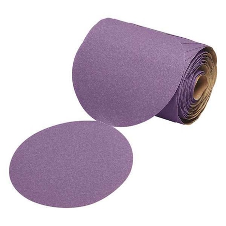 Disc Film,N/Holes,5 in.dia.,120 Grit,
