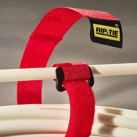 Cable Tie Strap, 6 in L, 1-1/2 in Max Bundle Dia., Violet, Nylon, 90 lb Strength, 10 PK