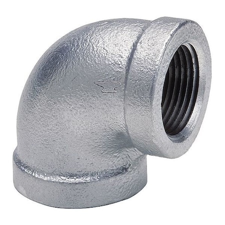 3/8" FNPT Galvanized 90 Degree Elbow