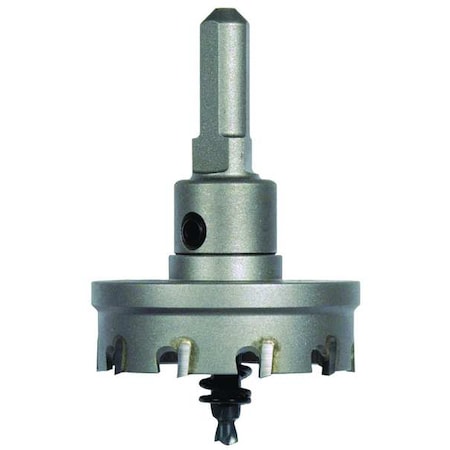 Carbide Hole Cutter,1-1/8in Hole,3/16inD