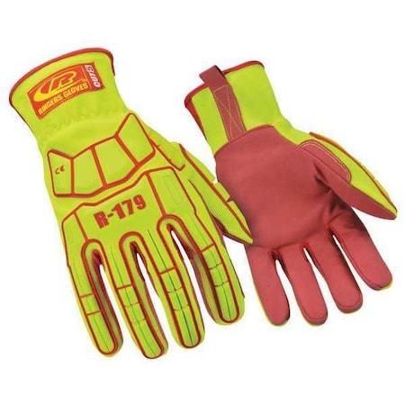 Impact Gloves,2XL,Full Finger,PR