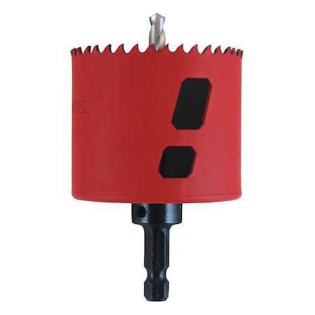 Hole Saw, Dia-2.25", Bi-Metal