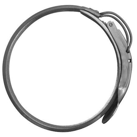 Clamp, 8 in Duct Dia, Galvanized Steel, 22 GA, 8" W x 14-1/2" L x