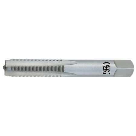Straight Flute Hand Tap, 3/8"-24, Plug, 4 Flutes, UNEF