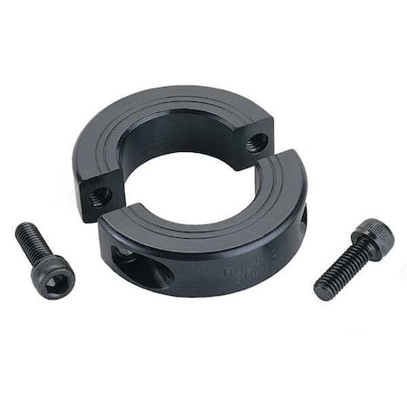 Shaft Collar, Clamp, 2Pc, 21mm, Steel