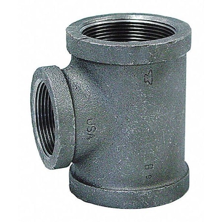 1" x 1" x 1/4" FNPT Galvanized Reducing Tee