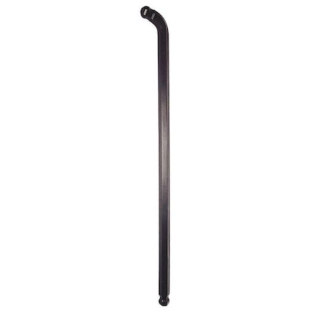 Metric Plain Double-Ball-Hex Key Hex Key, 10 mm Tip Size, 8 23/32 in Long, 13/16 in Short